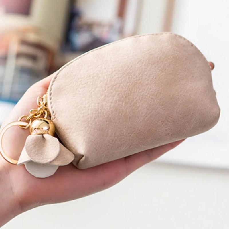 Compact Leather Mini Wallet for Women