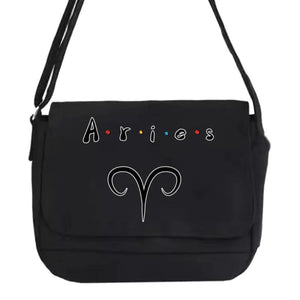 Constellation Pattern Messenger Bag Leisure Style College Youth One-shoulder Bag