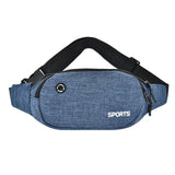 Men's Nylon Waist Pack Fanny Pack Money Belt Hip Bag for Mobile Phone