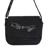Harajuku Style Messenger Bag with Picture Pattern