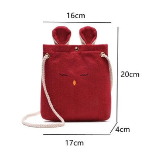 Small Canvas Crossbody Bag for Women Mini Shoulder Messenger Bag