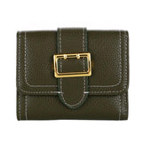Small Female Purse Short Purse Lady Buckle Fastener Short Clutch Wallet