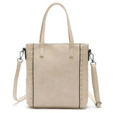 Vintage Zipper Handbag Dark Shoulder Strap Satchel