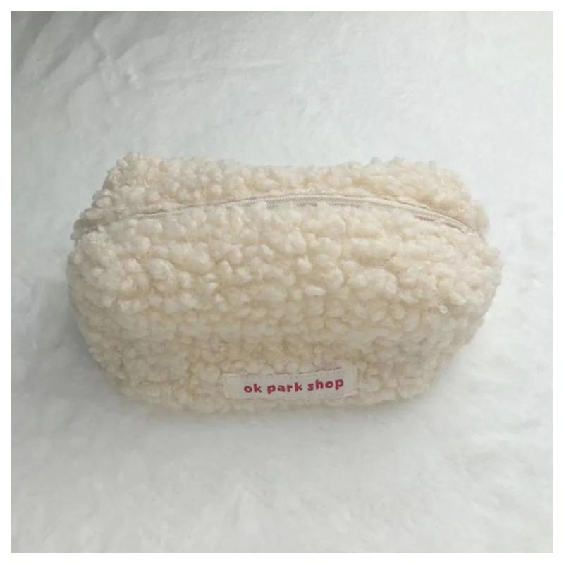 Plush Pencil Case Soft for Makeup Storage