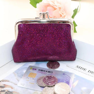 Women Double Layer Coin Purse PU Leather Wallet Mini Retro Coin Bag