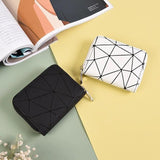 Leather Women's Wallet with Wrist Strap Zipper