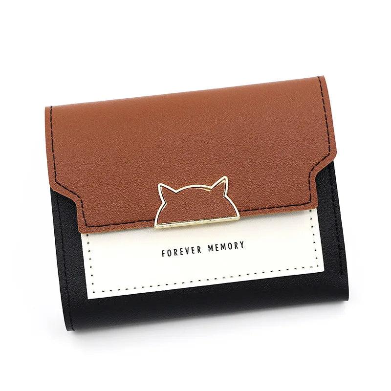 Mini Wallets for Women Purses Short Foldable