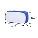 Sublimation Blank Pencil Bag High Capacity PU School Supplies