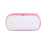 Sublimation Blank Pencil Bag High Capacity PU School Supplies