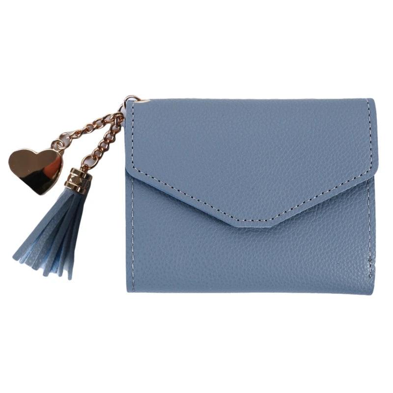 Mini Tassel Wallet Women Purse Short Wallets Students Lovely Purse
