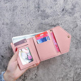 Short Tassel Wallet Mini Purse Female Small Wallet for Girl