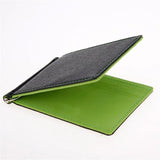Men Short Skin Wallets Purses PU Leather Money Clips Thin Wallet
