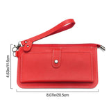 Women's Multifunctional Long Wallet Zipper Clutch PU Leather