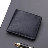 Men's Slim Leather Billfold Wallet Credit Card Holder Retro Dollar Wallet