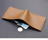 Men's Slim Leather Billfold Wallet Credit Card Holder Retro Dollar Wallet