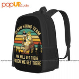 Sloth Running Hiking Team Backpack Large Capacity Print Bags