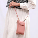 Women Small Crossbody Shoulder Bag Girls Multifunction Mobile Phone Pouch