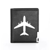 Aircraft Design Men's Leather Wallet