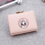 Small Rabbit Wallet Short PU Leather Wallets Rabbit Wallets