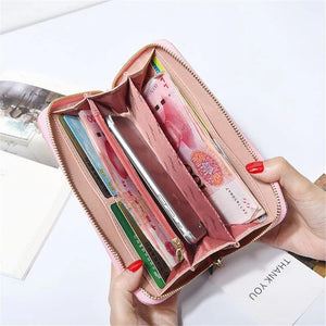 Women's Clutch Bag Butterfly Hollow Large Capacity Zipper Wallet