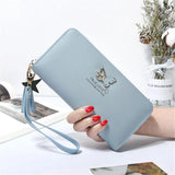 Women's Clutch Bag Butterfly Hollow Large Capacity Zipper Wallet