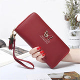 Women's Clutch Bag Butterfly Hollow Large Capacity Zipper Wallet