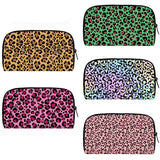 Leopard Printed Wallet Women Men Purses Phone Lipstick Holder Money Coin Bag