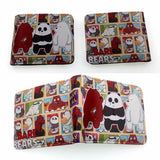 Cartoon PU Leather Wallet Student Boy Girl Short Wallet