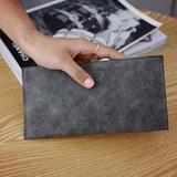 Casual Women's Wallet Long Money Bags Leather Thin Wallet Female Cardholder