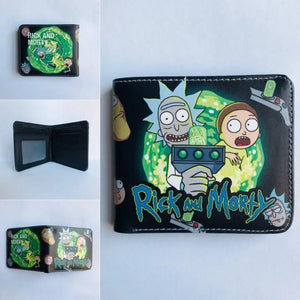 Cartoon Leather Purse Dollar Short Wallet for Kids Men Women