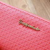 Large Capacity Zipper Purse PU Leather Hand Wallet for Women