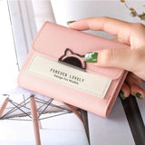 Mini Wallet Female Short Foldable Student Wallets Purses