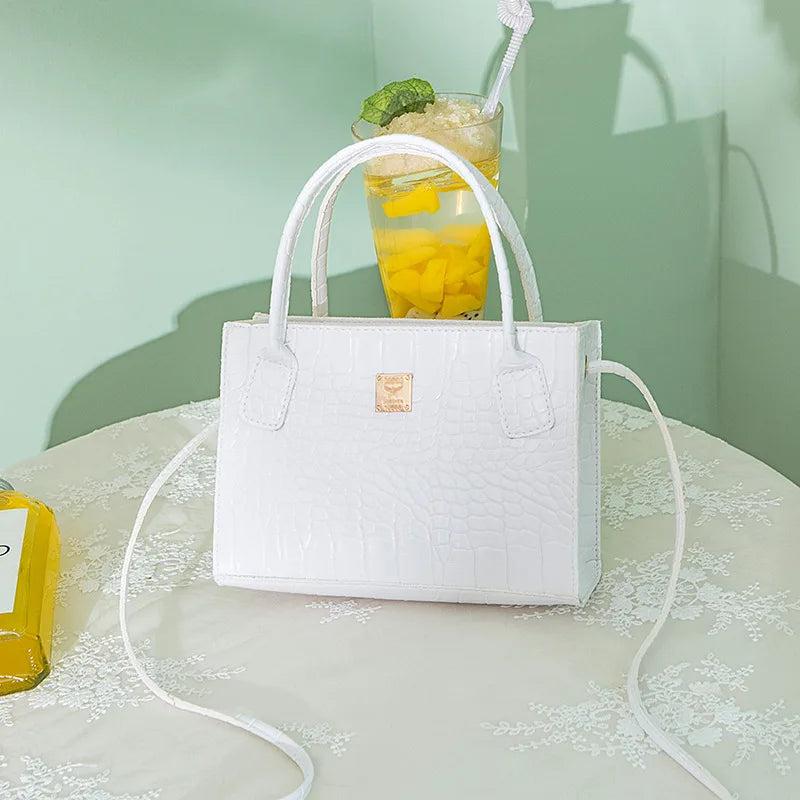 Crocodile Crossbody Bag for Women - High Ladies Tote Bag