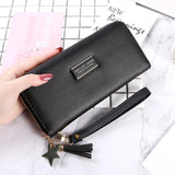 Women's Wallet Phone Bag Clutch Letter Zip Hand Strap