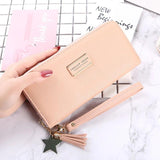 Women's Wallet Phone Bag Clutch Letter Zip Hand Strap