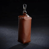 TopFight Leather Key Case Zipper Wallet for Men Women