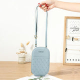 Embroidered Crossbody Cell Phone Bag Small Zipper Wallet for Women