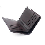 Men Leather Wallet Billfold Slim Credit Card/ID Holders Inserts Money Bag