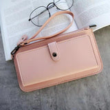 Multifunctional Women Wallet PU Leather Long Wallets Clutch Zipper Purse