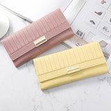 Multi-functional PU Leather Long Wallet Clutch Zipper Purse