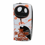 PU Leather Skull Clutch Bag 19*10*2cm Wallet