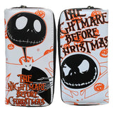 PU Leather Skull Clutch Bag 19*10*2cm Wallet
