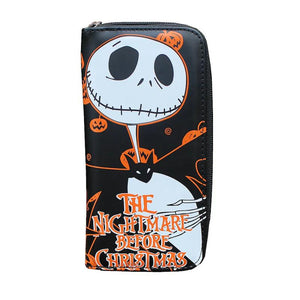 PU Leather Skull Clutch Bag 19*10*2cm Wallet