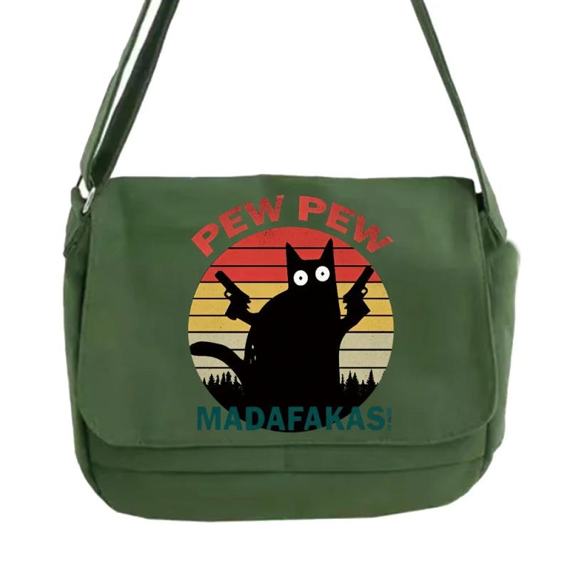 Pew Pattern Messenger Bag College Student Leisure Time Portable