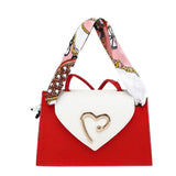 Silk Scarf Shoulder Bag for Autumn and Winter Style