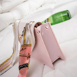 Silk Scarf Shoulder Bag for Autumn and Winter Style