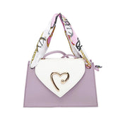 Silk Scarf Shoulder Bag for Autumn and Winter Style