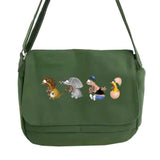 Japanese Messenger Bag Art Print Portable Single-shoulder Bag