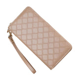 Long Double Zipper Wallet Handheld Purse Airpods Protective Sleeve
