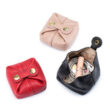 Mini Lipstick Storage Bag Soft PU Leather Wallet & Money Clip For Kids